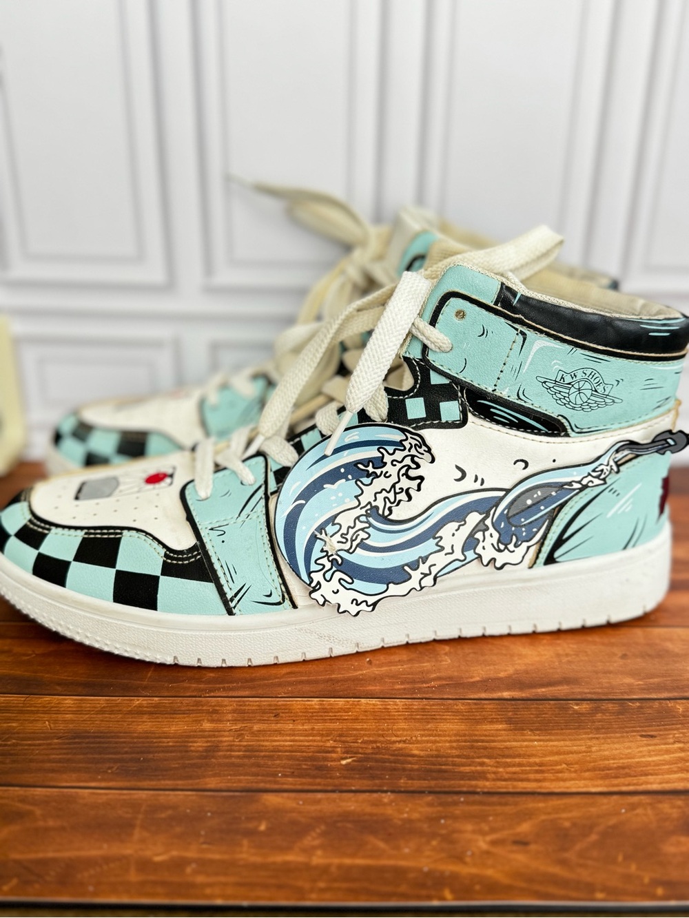 Costum Demon Slayer High-Top Anime-Inspired Sneakers - Picture 2 of 8